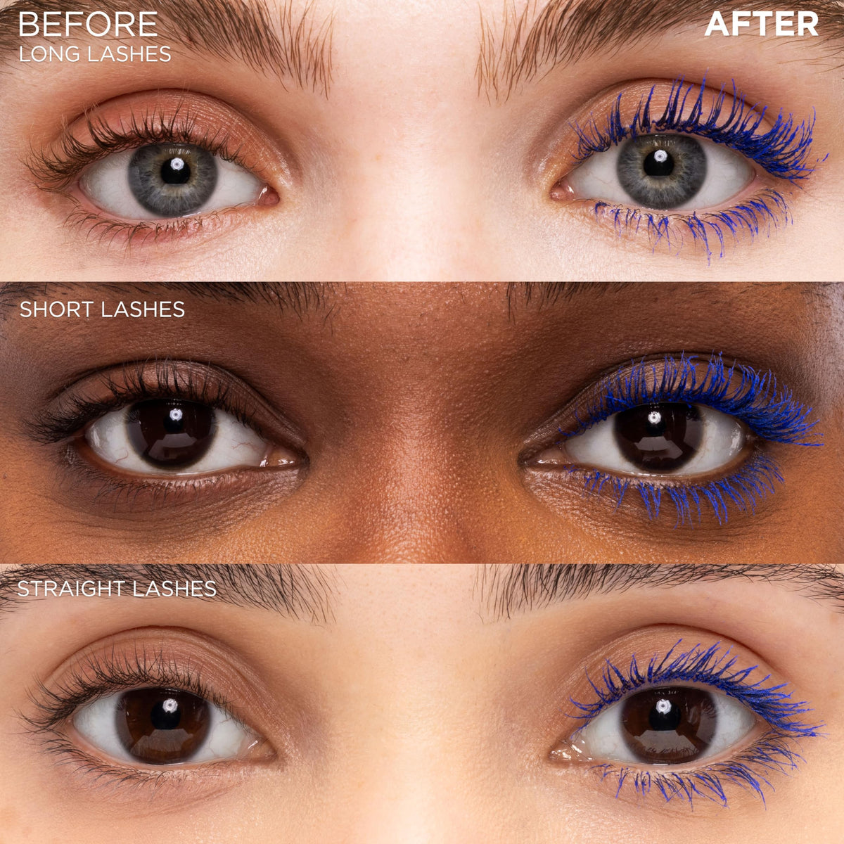 L'Oreal Paris cobalt shade swatch showing rich pigment for bold lash color payoff