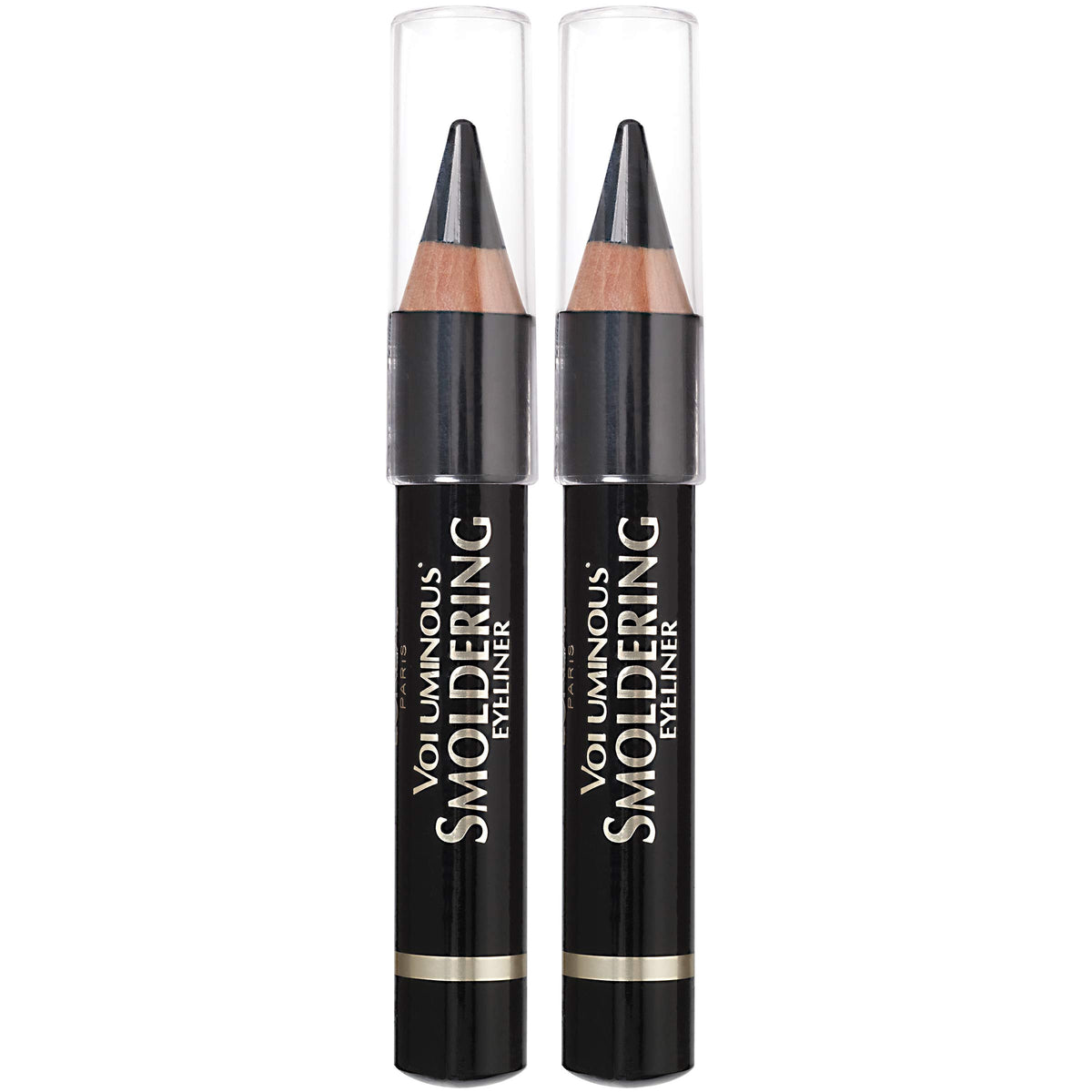 L'Oreal Paris front packaging showing two black kajal pencils and brand clarity benefit