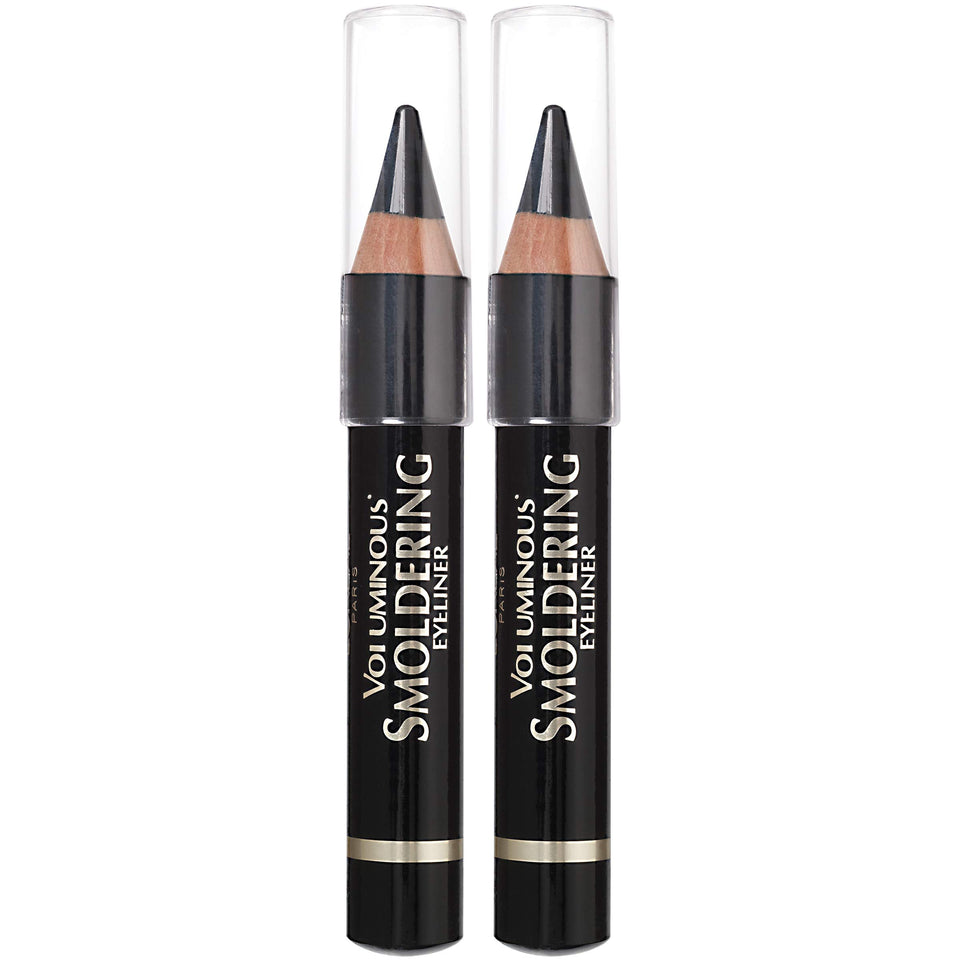 L'Oreal Paris front packaging showing two black kajal pencils and brand clarity benefit
