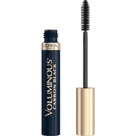 L'Oreal Paris front packaging showing bold carbon black tube and logo benefit