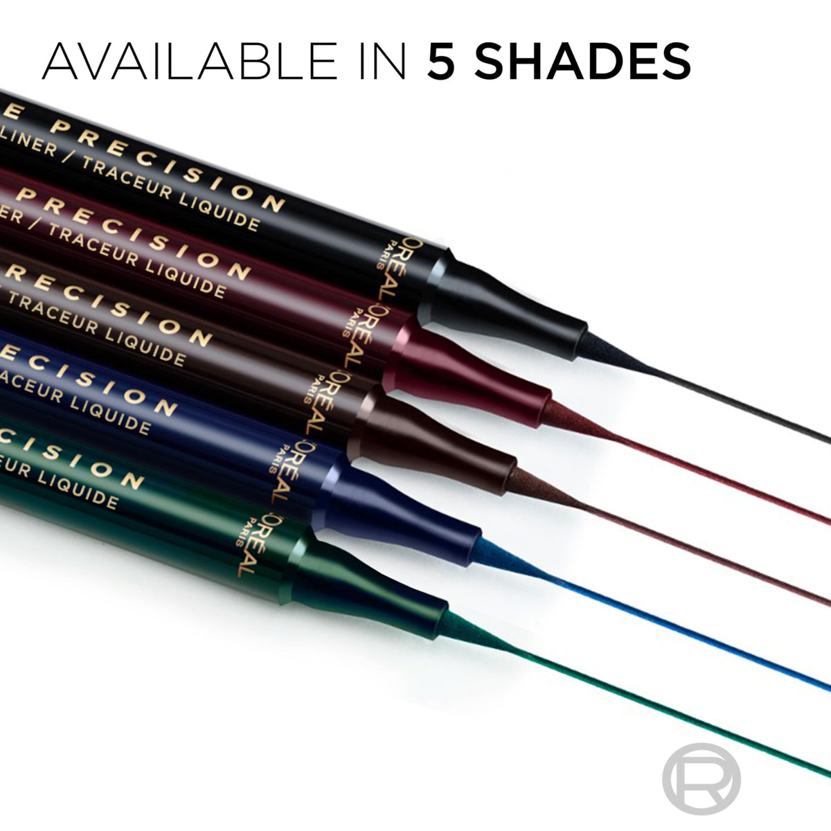 L'Oreal Paris winged eye lifestyle image illustrating dramatic, smudge-resistant finish