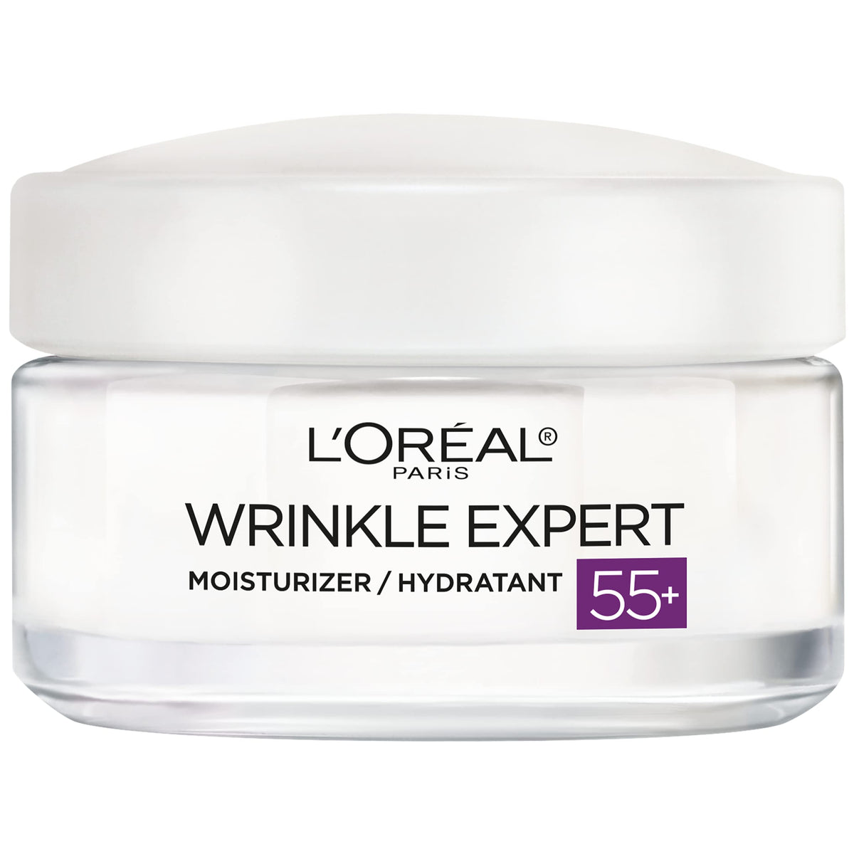 L'Oreal Paris front jar shot showing label and compact packaging for easy storage