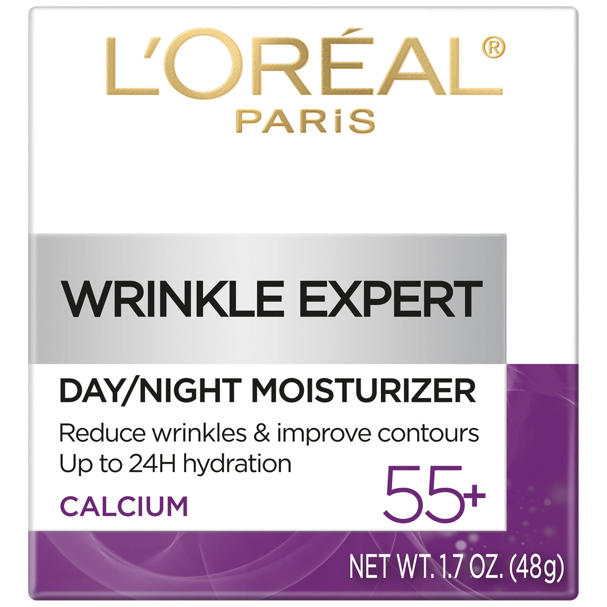 L'Oreal Paris open jar revealing smooth cream texture for quick absorption