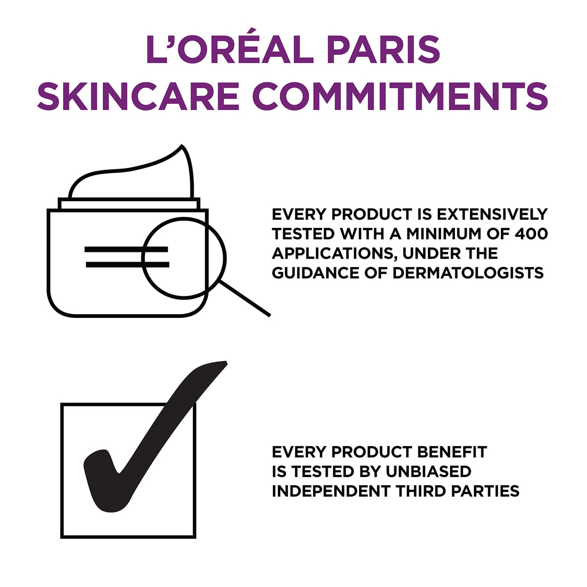 L'Oreal Paris jar next to eye cream demonstrating a complementary anti-aging routine