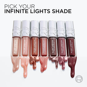 L'Oreal Paris swatches of multiple shades showing buildable color and layering versatility benefit
