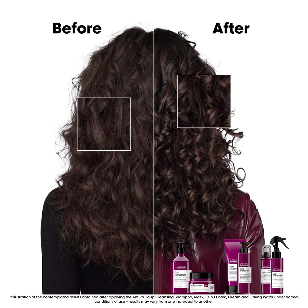 L'Oréal Professionnel Paris mousse being dispensed to show lightweight application benefit