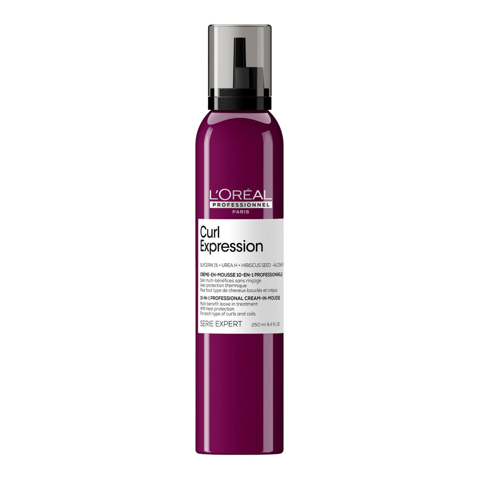 L'Oréal Professionnel Paris front packaging showing product and brand benefits