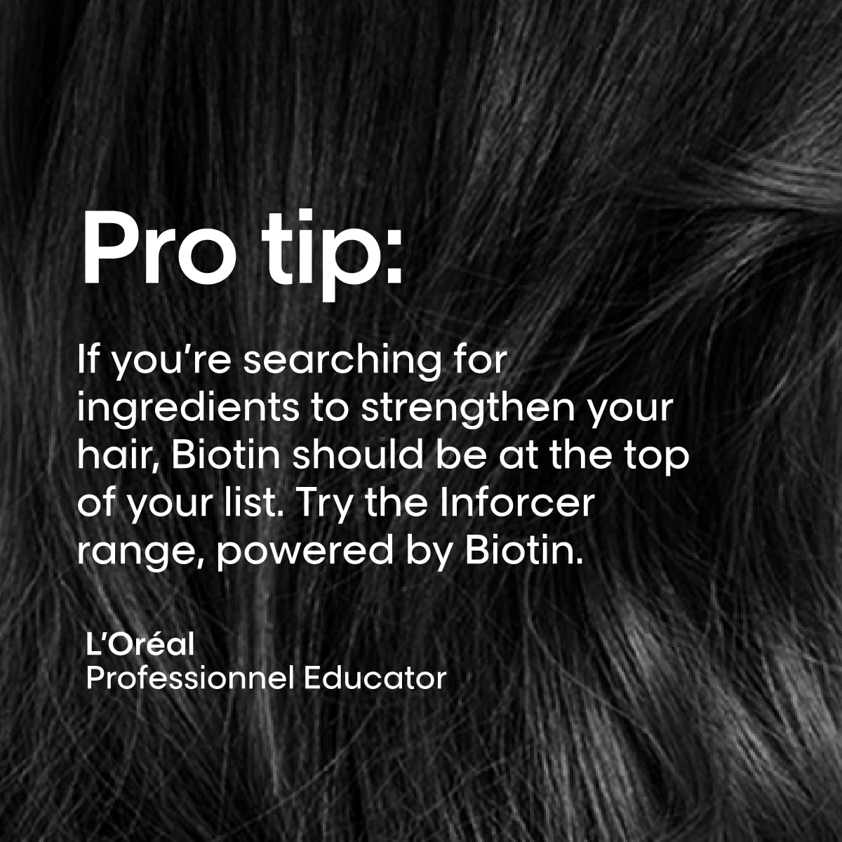 L'Oréal Professionnel bottle styled in a bathroom setting conveying professional care