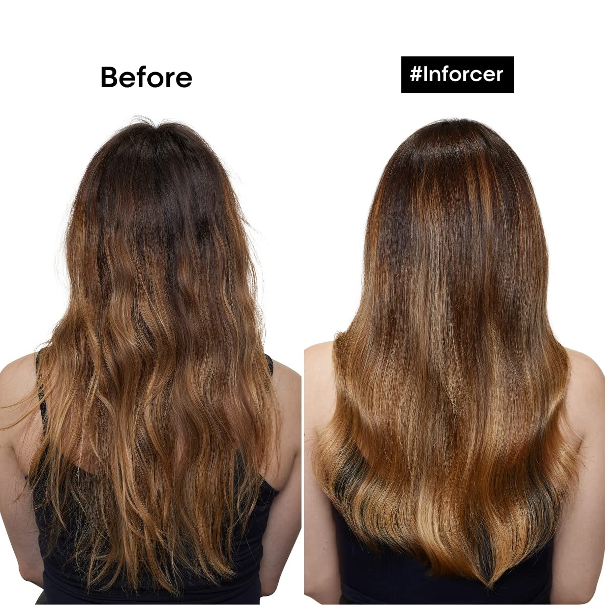 L'Oréal Professionnel pump close-up highlighting easy dispensing and salon convenience