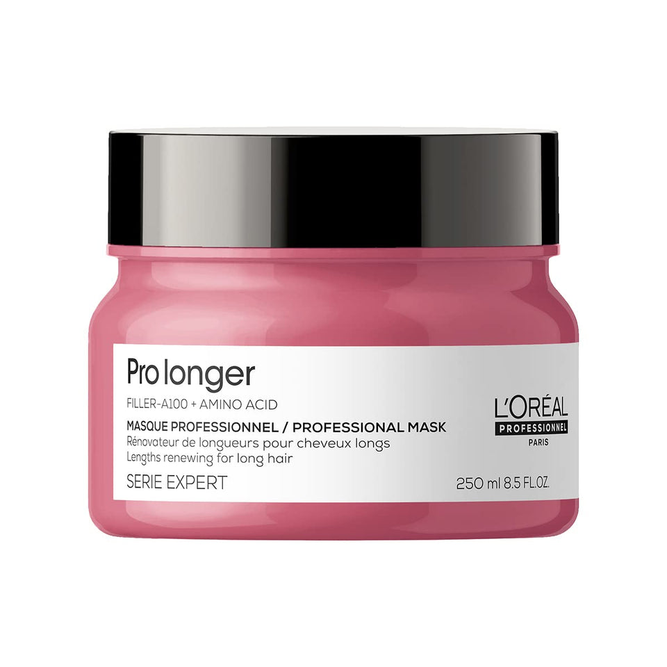 L'Oréal Professionnel Paris front packaging showing product and branding benefits
