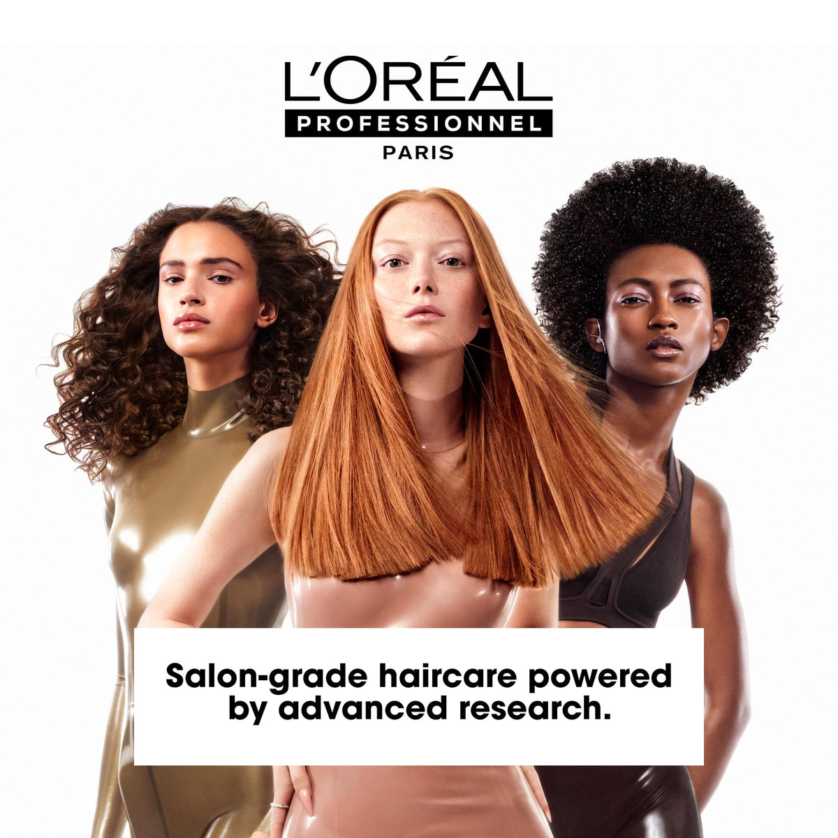 L'Oréal Professionnel Paris on bathroom shelf in lifestyle setting for salon-quality care