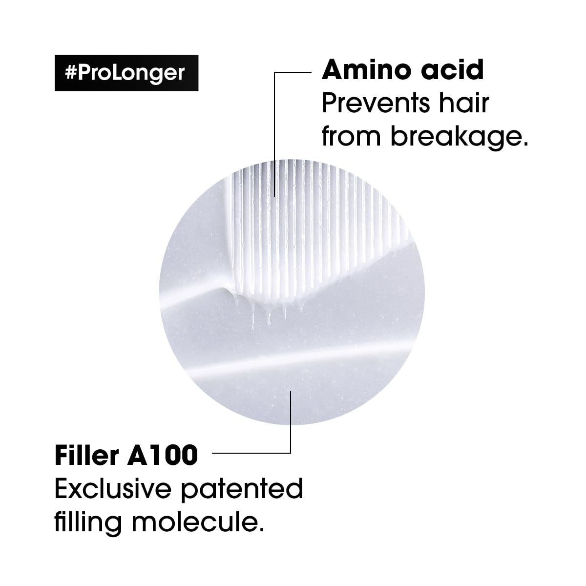L'Oréal Professionnel Paris close-up of mask texture demonstrating rich consistency