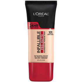 L'Oreal Paris front bottle shot showing product and benefits