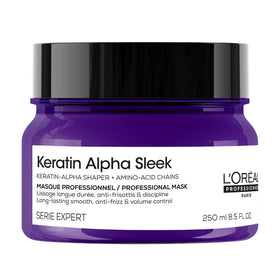 L'Oréal Professionnel front jar image highlighting professional finish and frizz control