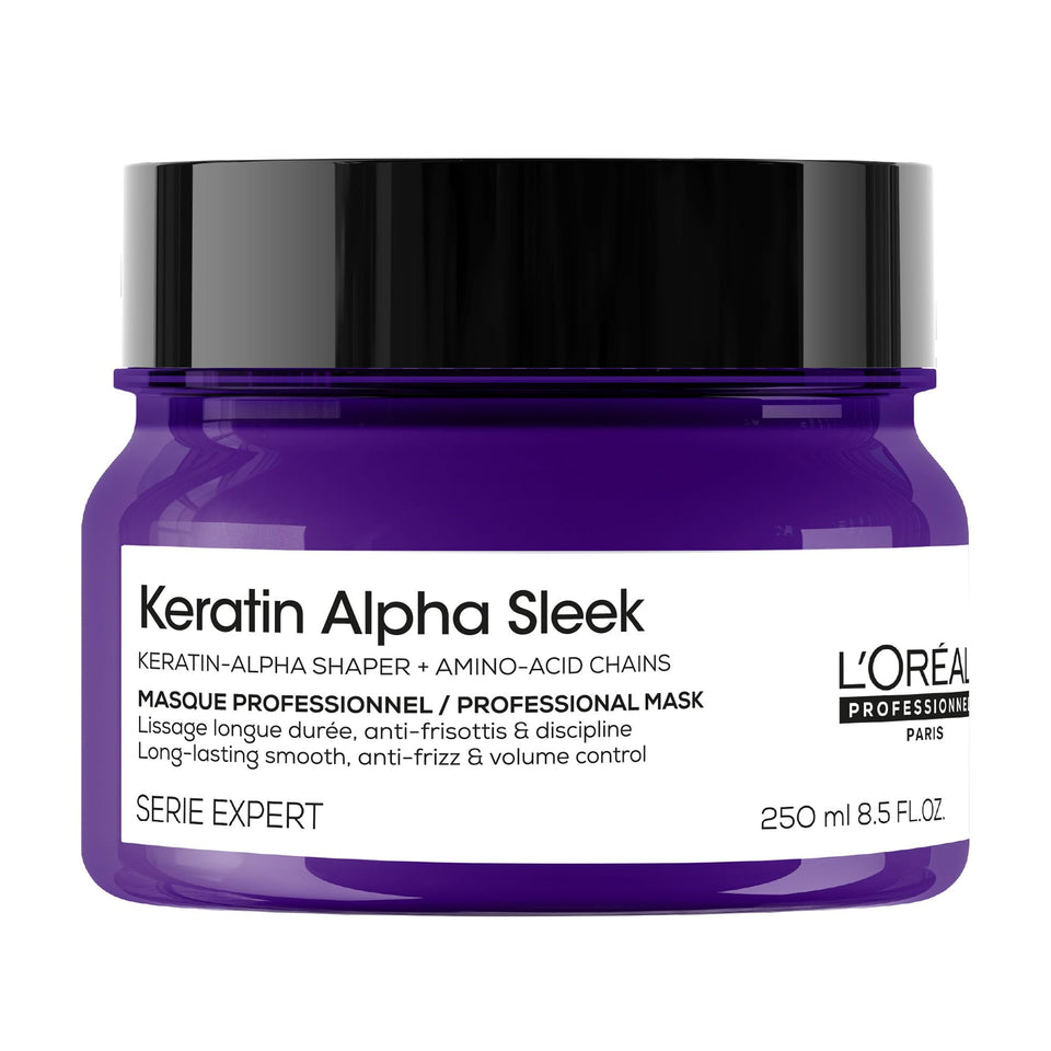 L'Oréal Professionnel front jar image highlighting professional finish and frizz control