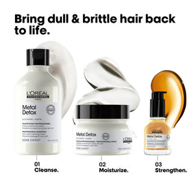 L'Oréal Professionnel Paris model hair smooth finish demonstrating improved softness