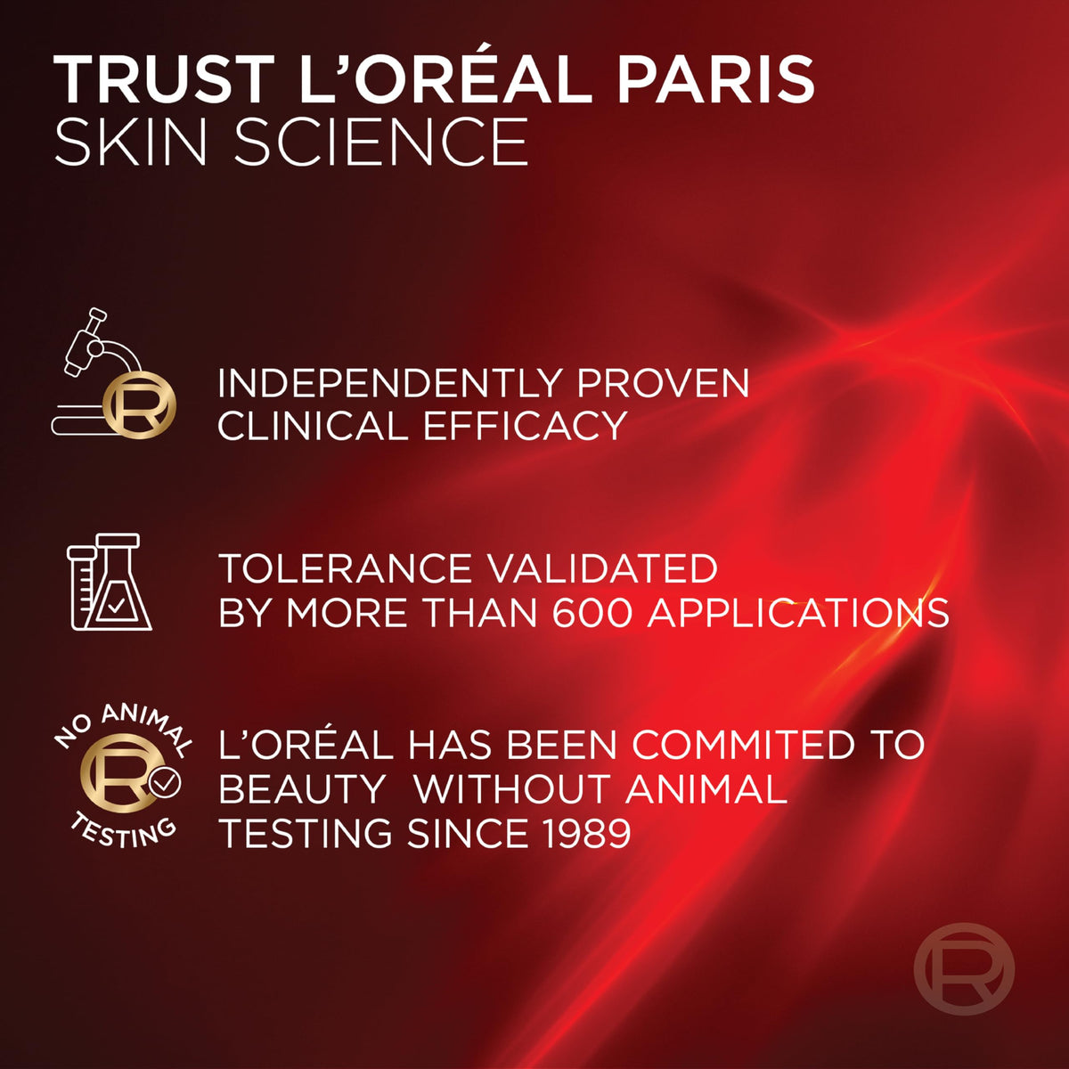 L'Oreal Paris nightstand setup portraying nightly ritual and sleep-time repair