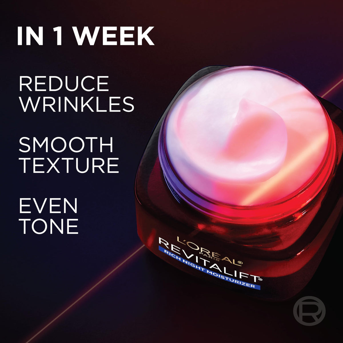 L'Oreal Paris open jar melting balm texture demonstrating nourishing finish