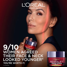 L'Oreal Paris open jar revealing lightweight cream texture for smooth hydration