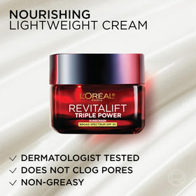 L'Oreal Paris jar beside ruler to show product size and travel-friendly convenience