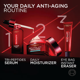 L'Oreal Paris moisturizer held in hand to show 2.55 oz size and scale