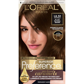 L'Oreal Paris front packaging showing UL51 shade and benefits