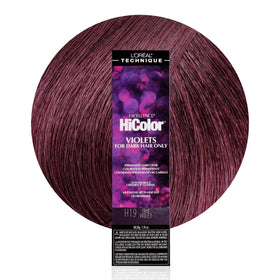 L'OREAL TECHNIQUE front packaging showing violet shade and benefits