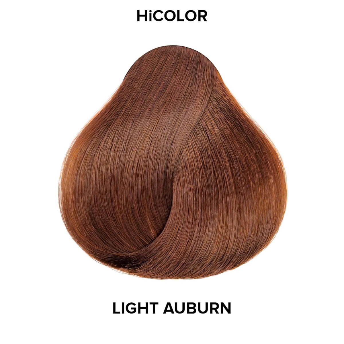 L'OREAL TECHNIQUE model with auburn finish showing vibrant long-lasting color