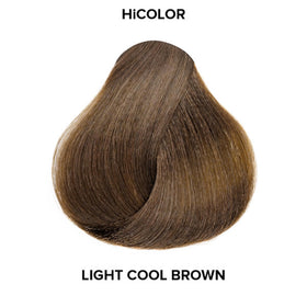 L'OREAL TECHNIQUE finished cool light brown hairstyle in natural light showcasing shine