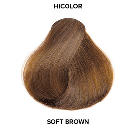 L'OREAL TECHNIQUE finished hair in studio showing soft brown shine
