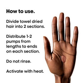 L'Oréal Professionnel glossy finished hair ends after blow-dry for shine