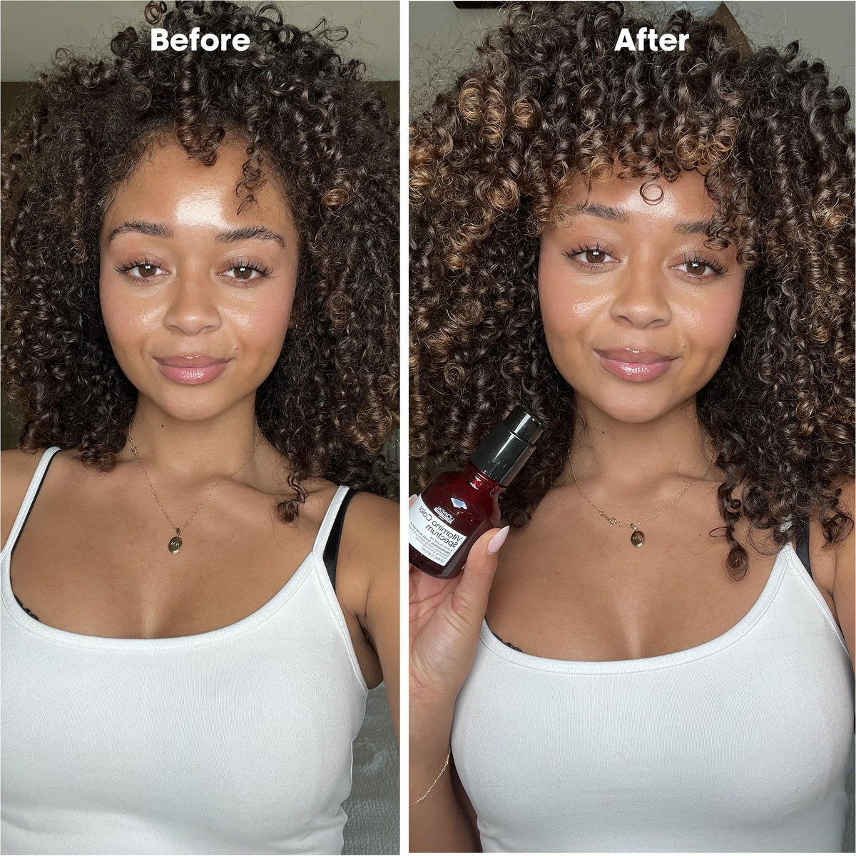 L'Oréal Professionnel serum drops texture close-up for lightweight finish