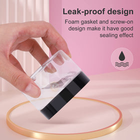 Loretoy top view of wide mouth jar for easy filling and product access benefit