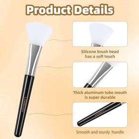 LORMAY close-up of soft silicone texture highlighting gentle application benefit