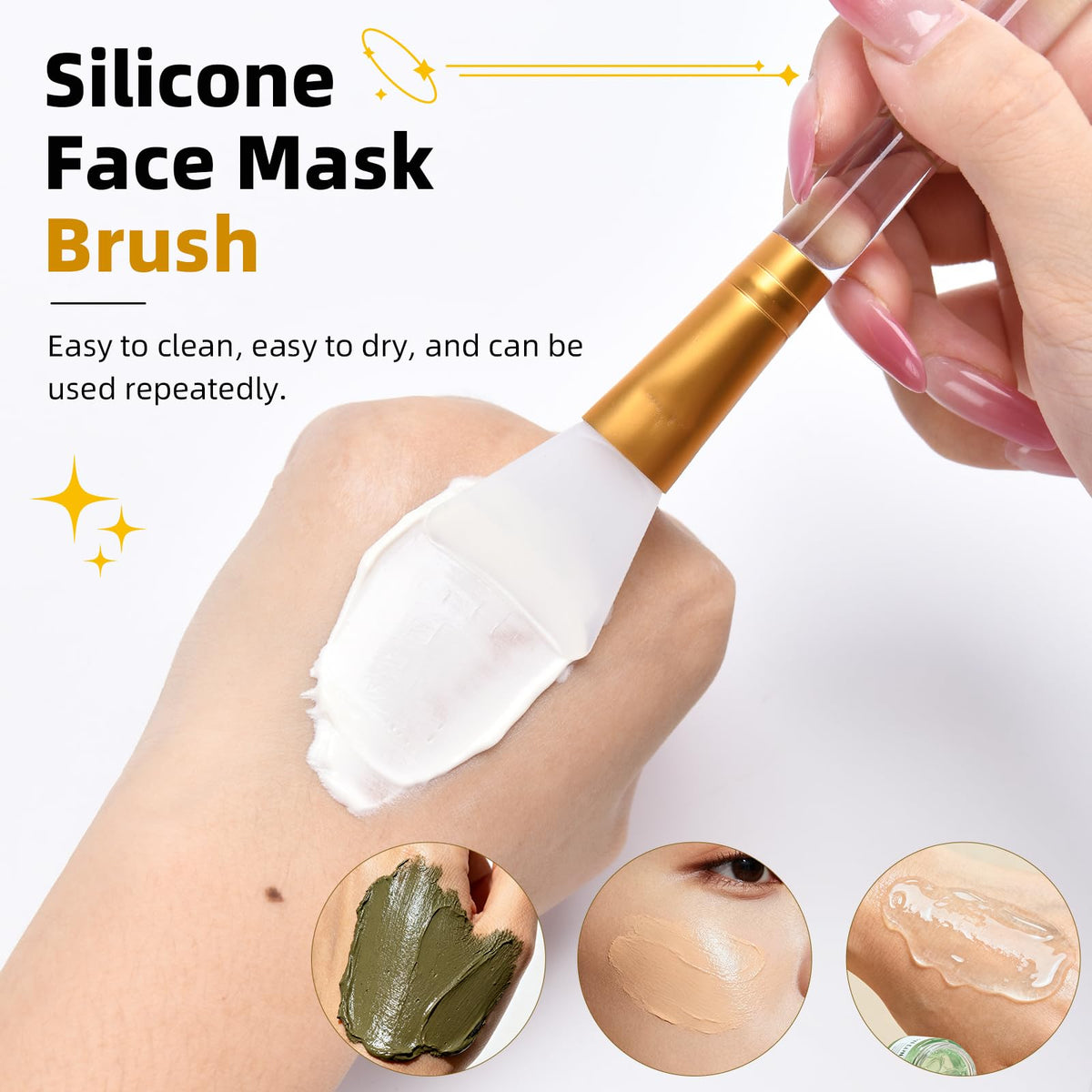 LORMAY detail of smooth silicone texture for non-absorbent, hygienic benefit