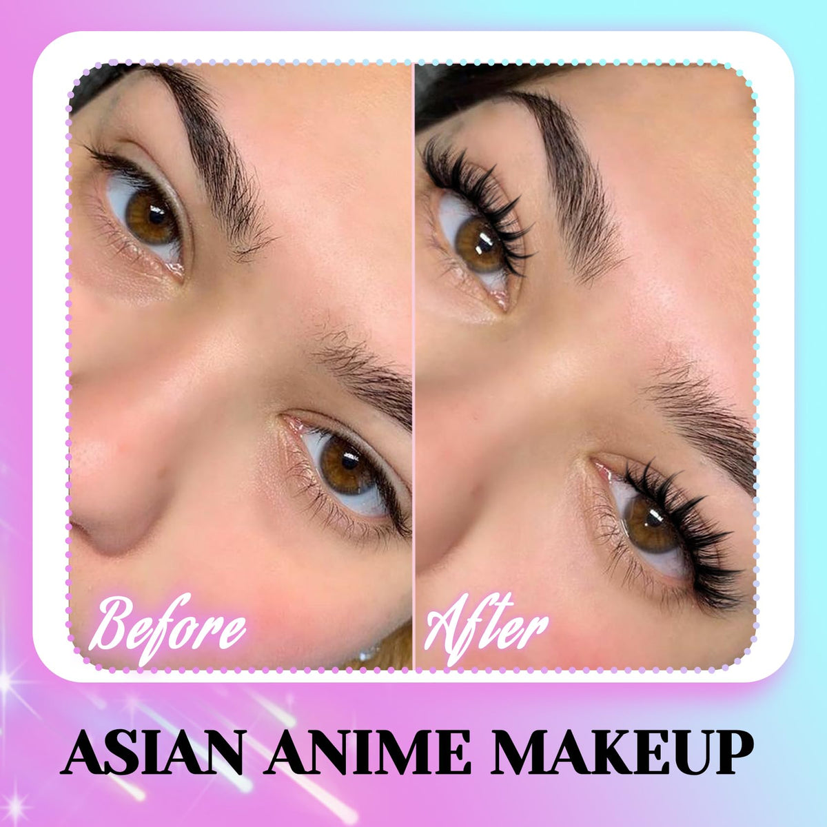 Losha Lashes cotton band and lash base closeup for comfortable flexible fit