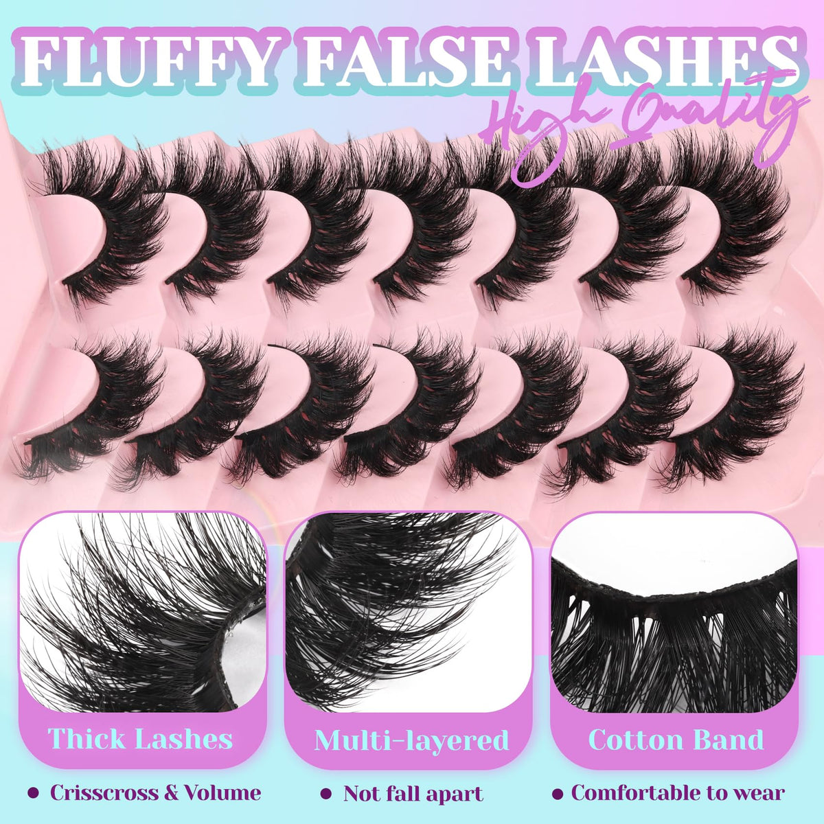 Losha fiber close-up highlighting soft faux mink texture and blendability
