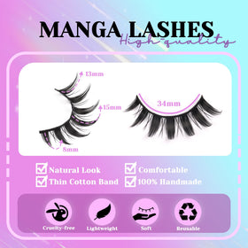 Losha Lashes glue tube and tweezers included for precise easy application