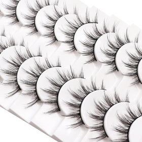 Losha lashes on vanity with applicator illustrating everyday styling convenience and portability