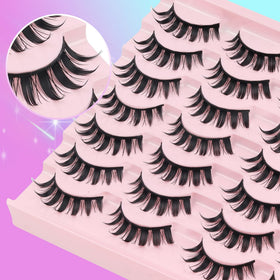 Losha size comparison with ruler showing lash length for precise trimming
