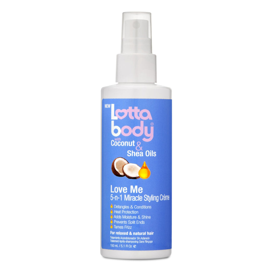 Lottabody bottle front view shows branding and size, convenient travel-friendly