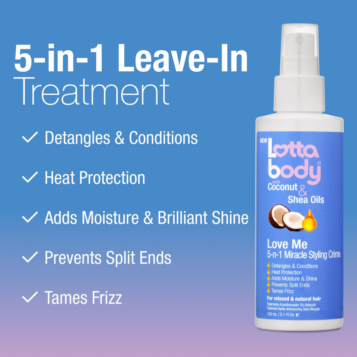 Hand holding Lottabody bottle to show 5 oz scale and easy grip