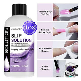 LOUINSTIC close-up of slip solution pour highlighting smooth, low-odor texture