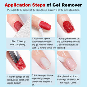 LOUINSTIC nail file texture close-up to show pre-removal buffing benefit