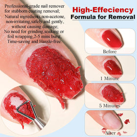 LOUINSTIC in-hand application removing gel quickly and gently