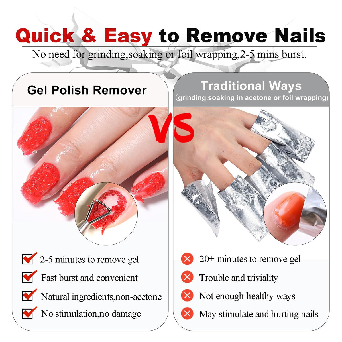 LOUINSTIC tools in use scraping softened gel gently and safely