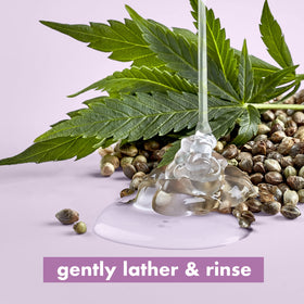 Love Beauty and Planet creamy lather close-up for gentle cleanse benefit