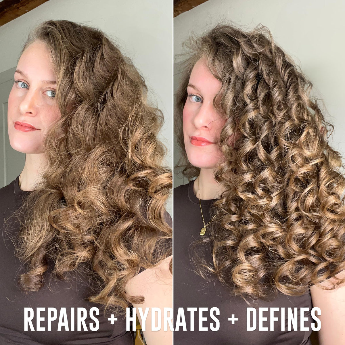 Conditioner slip demonstration for Love Ur Curls reducing tangles and breakage