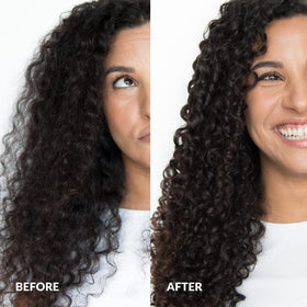 Love Ur Curls conditioner close-up highlighting slip and detangling benefit