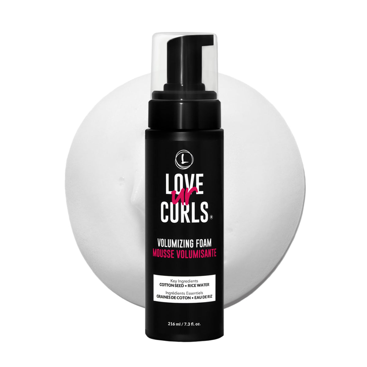 Love Ur Curls front packaging showing product and volume benefits